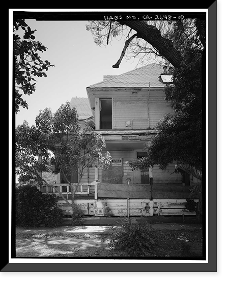 Benjamin A. Breakey House, 1660 Rockwood Street, Los Angeles, Los Angeles County, CA - 10, Historic Reproduction