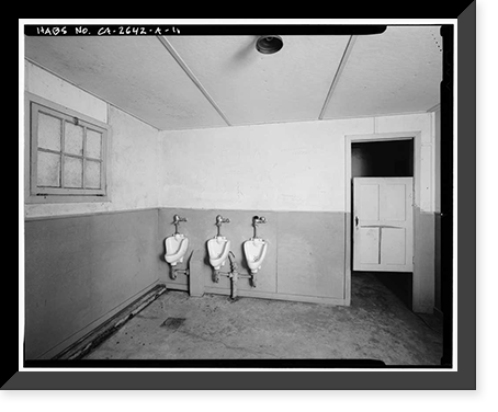 Fort Barry, Theater, Fort Barry, Rosenstock Road, Sausalito vicinity, Marin County, CA - 11, Historic Reproduction