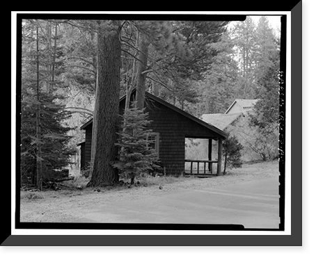 Camp Richardson Resort, Cord Cabin, U.S. Highway 89, 3 miles west of State Highway 50, South Lake Tahoe vicinity, El Dorado County, CA - 5, Vintage Print