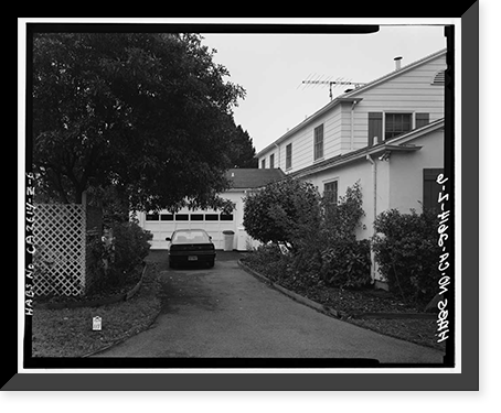 Oakland Naval Supply Center, Commanding Officers Residences, Between E & F Streets, West of Fourth Street, Oakland, Alameda County, CA - 6, Vintage Poster