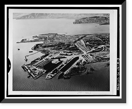 Hunters Point Naval Shipyard, Drydock No. 4, San Francisco, San Francisco County, CA - 3, Antique Wall Art