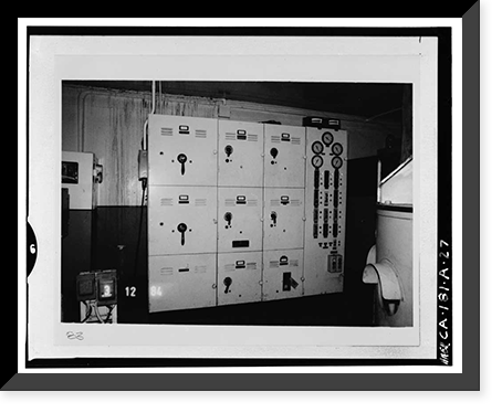 Hunters Point Naval Shipyard, Drydock No. 4, San Francisco, San Francisco County, CA - 27, Antique Wall Art