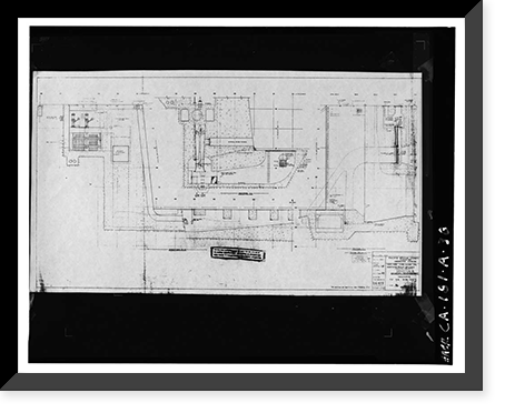 Hunters Point Naval Shipyard, Drydock No. 4, San Francisco, San Francisco County, CA - 38, Vintage Print