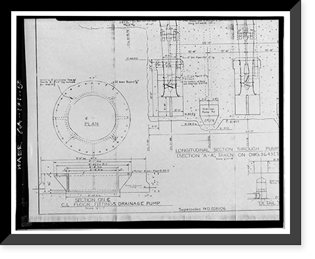 Hunters Point Naval Shipyard, Drydock No. 4, San Francisco, San Francisco County, CA - 50, Antique Wall Art