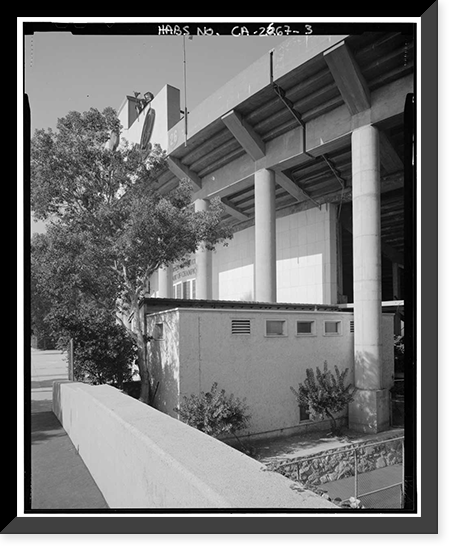 Historic Framed Print, Rose Bowl Stadium, 1001 Rose Bowl Drive, Pasadena, Los Angeles County, CA - 3,  17-7/8" x 21-7/8"