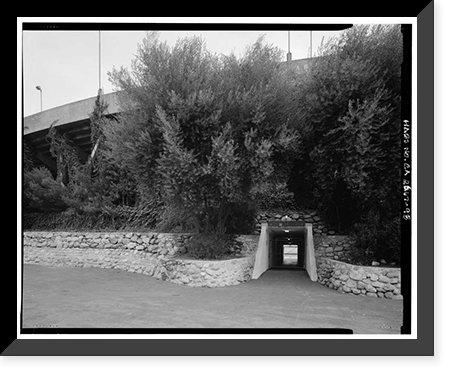 Historic Framed Print, Rose Bowl Stadium, 1001 Rose Bowl Drive, Pasadena, Los Angeles County, CA - 98,  17-7/8" x 21-7/8"