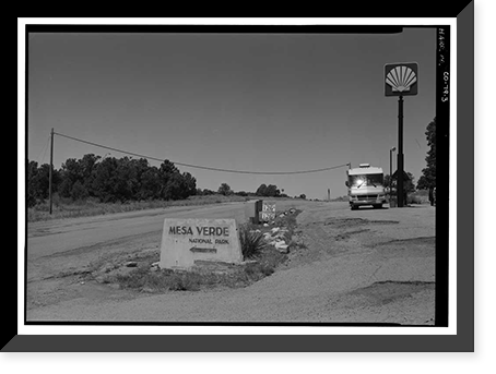 Mesa Verde National Park Main Entrance Road, Cortez, Montezuma County, CO - 3, Vintage Poster
