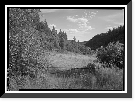 Historic Framed Print, Mesa Verde National Park Main Entrance Road, Cortez, Montezuma County, CO - 29,  17-7/8" x 21-7/8"