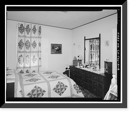 Historic Framed Print, Beierle Farm, House, Hudson Road & Ninety-sixth Avenue, Denver, Denver County, CO - 8,  17-7/8" x 21-7/8"