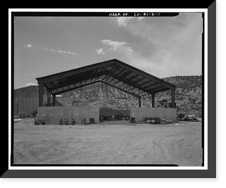 Vanadium Corporation of America (VCA) Naturita Mill, Dryers, 3 miles Northwest of Naturita, between Highway 141, Naturita vicinity, Montrose County, CO Classic, Vintage Poster