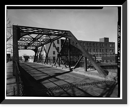 Walnut Street Railroad Bridge, Walnut Street over AMTRAK, Hartford, Hartford County, CT - 4, Vintage Print