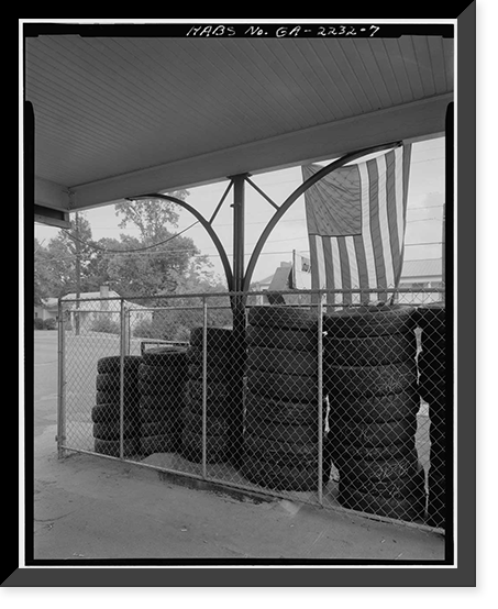 Greenhouse Service Station, 522 South Main Street, Woodstock, Cherokee County, GA - 7, Antique Poster