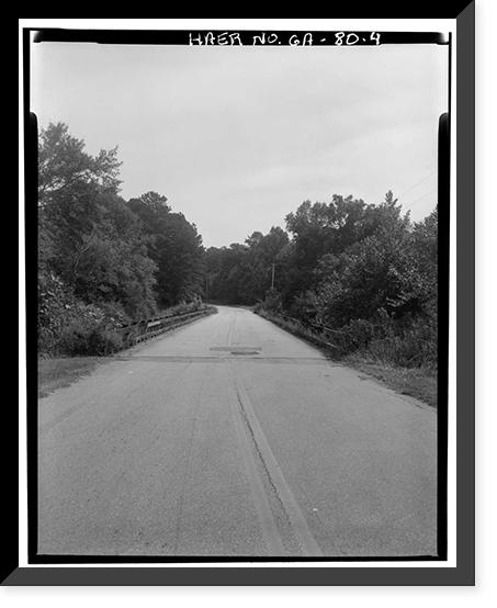 Georgia DOT Bridge No. 145/01427/F/00050E, Spanning Long Cane Creek at County Road 29, West Point vicinity, Harris County, GA - 4, Vintage Poster