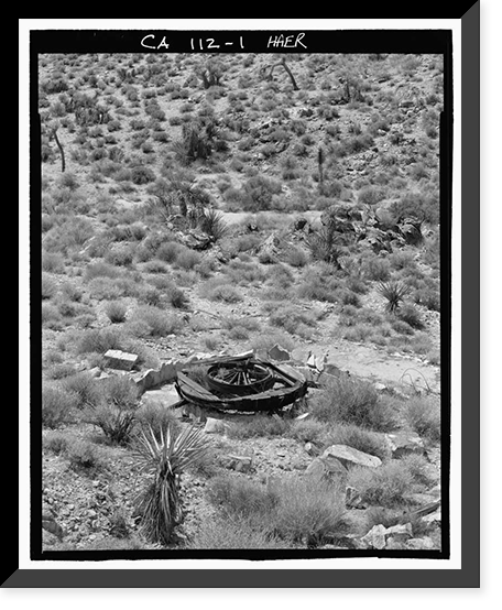 Pinto Wye Arrastra, Twentynine Palms vicinity, San Bernardino County, CA, Antique Poster