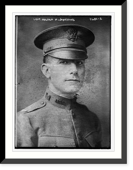 Lt. Malcolm M. Johnstone, Vintage Print