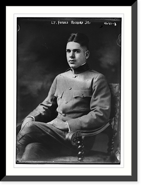 Historic Framed Print, Lt. Forbes Rickard Jr.,  17-7/8" x 21-7/8"
