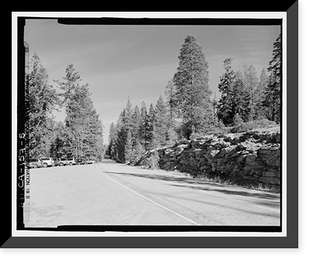 Glacier Point Road, Between Chinquapin Flat & Glacier Point, Yosemite Village, Mariposa County, CA - 5, Vintage Wall Art