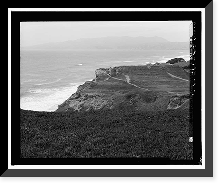 Fort Funston, Panama Mounts for 155mm Guns, Skyline Boulevard & Great Highway, San Francisco, San Francisco County, CA, Vintage Poster