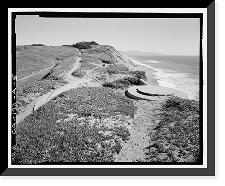 Fort Funston, Panama Mounts for 155mm Guns, Skyline Boulevard & Great Highway, San Francisco, San Francisco County, CA - 5 Classic, Vintage Wall Art