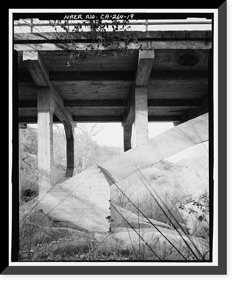 Black Canyon Road Bridge, Spanning Santa Ysabel Creek at intersection of Black Canyon & Sutherland Dam Roads, Ramona, San Diego County, CA - 19 Classic, Historic Reproduction
