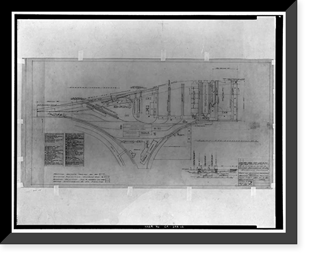 Historic Framed Print, United Engineering Company Shipyard, 2900 Main Street, Alameda, Alameda County, CA - 2,  17-7/8" x 21-7/8"