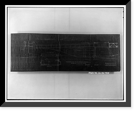 Historic Framed Print, San Francisco Oakland Bay Bridge, Spanning San Francisco Bay, San Francisco, San Francisco County, CA - 58,  17-7/8" x 21-7/8"