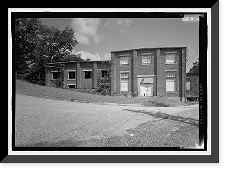 Langdale Cotton Mill, Steam Plant, 5910 Nineteenth Avenue, Valley, Chambers County, AL, Vintage Print