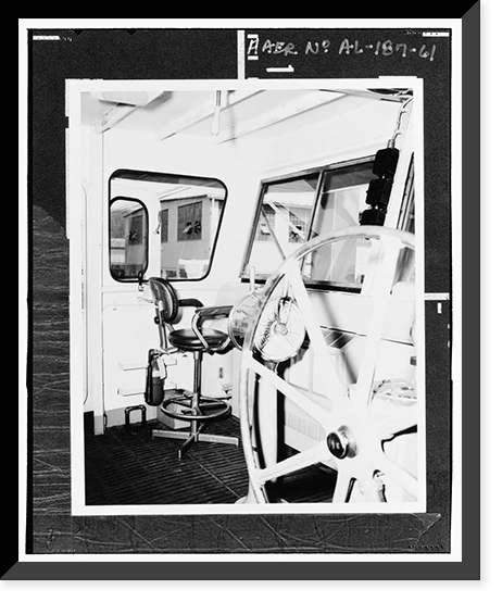 U.S. Coast Guard Cutter WHITE PINE, U.S. Coast Guard 8th District Base, South Broad Street, Mobile, Mobile County, AL - 61, Antique Poster