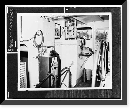U.S. Coast Guard Cutter WHITE PINE, U.S. Coast Guard 8th District Base, South Broad Street, Mobile, Mobile County, AL - 63, Antique Poster