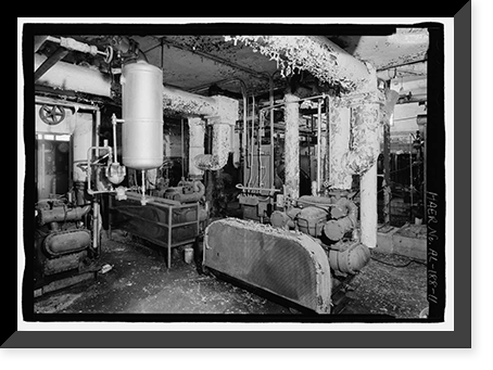 Atlantic Ice & Coal Company, 135 Prince Street, Montgomery, Montgomery County, AL - 11 Classic, Antique Print