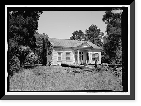 Historic Framed Print, J. A. Minter & Son Plantation, 3 County Road 462, Selma, Dallas County, AL - 19,  17-7/8" x 21-7/8"