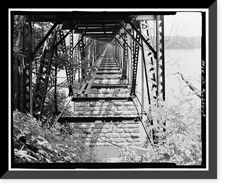 Tennessee River Railroad Bridge, Spanning Tennessee River at Alabama Highway 43, Florence, Lauderdale County, AL - 10, Historic Reproduction