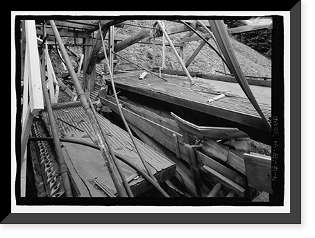 Historic Framed Print, Stampede Gold Mine, Kantishna, Denali Borough, AK - 6,  17-7/8" x 21-7/8"