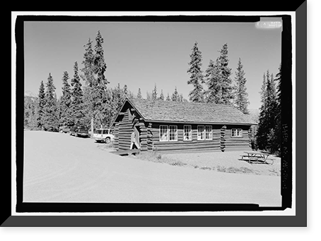 Historic Framed Print, Barn, Cantwell, Denali Borough, AK,  17-7/8" x 21-7/8"