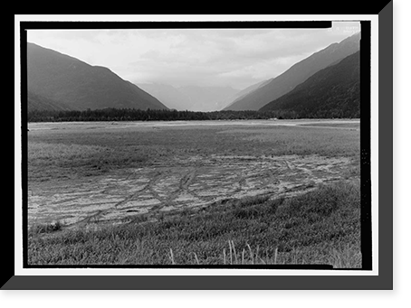 Dyea Townsite (Ruins), Skagway, Municipality of Skagway Borough, AK - 3, Antique Print