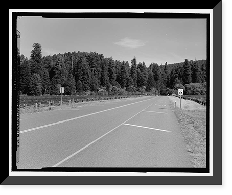 Redwood National & State Parks Roads, California coast from Crescent City to Trinidad, Crescent City, Del Norte County, CA - 24, Vintage Print