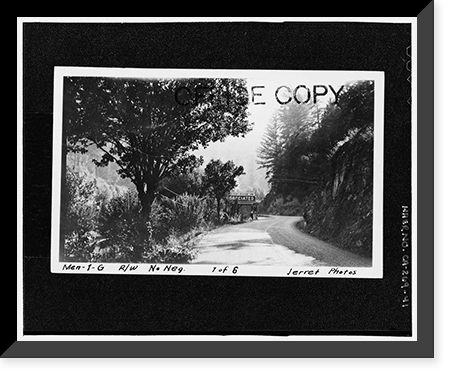 Historic Framed Print, Redwood National & State Parks Roads, California coast from Crescent City to Trinidad, Crescent City, Del Norte County, CA - 41,  17-7/8" x 21-7/8"