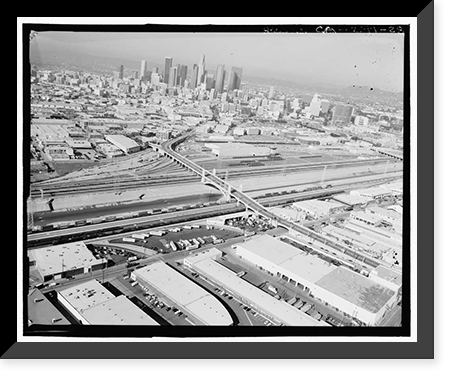 Los Angeles River Bridges, Los Angeles, Los Angeles County, CA - 26, Antique Wall Art