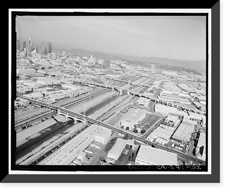 Los Angeles River Bridges, Los Angeles, Los Angeles County, CA - 30, Historic Reproduction
