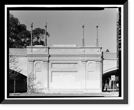 Glendale-Hyperion Viaduct, Spanning Golden State Freeway (Interstate 5) and Los Angeles River, Los Angeles, Los Angeles County, CA - 5, Historic Reproduction