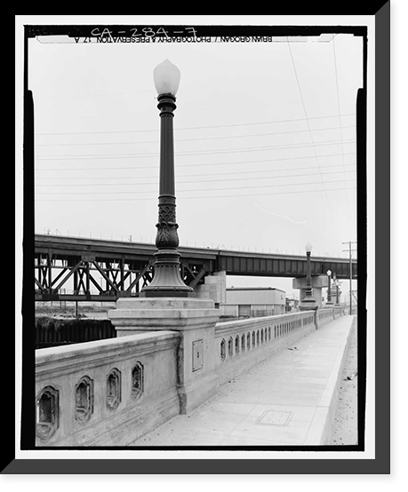 Washington Boulevard Bridge, Los Angeles, Los Angeles County, CA - 7, Vintage Wall Art