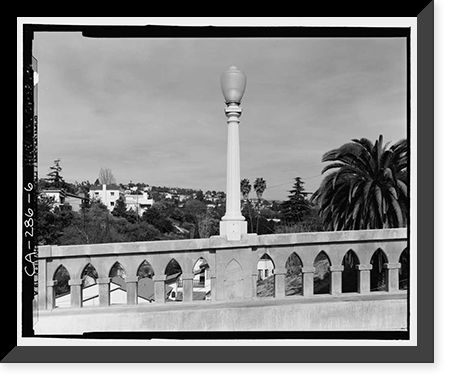 Franklin Avenue Bridge, Los Angeles, Los Angeles County, CA - 6 Classic, Antique Wall Art