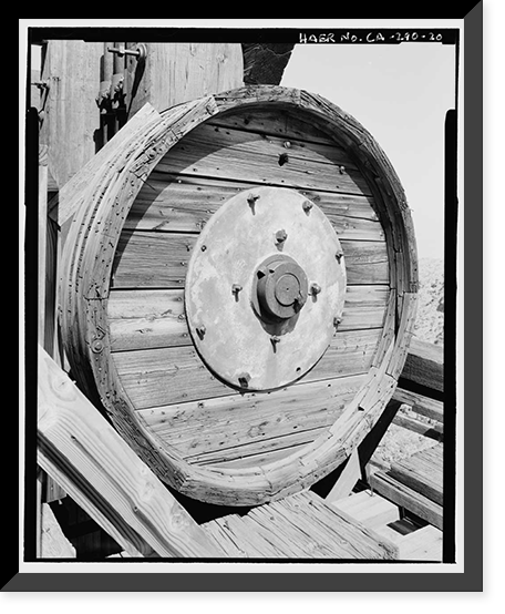 Skidoo Mine, Park Route 38 (Skidoo Road), Death Valley Junction, Inyo County, CA - 20, Historic Print