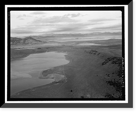 Historic Framed Print, Los Angeles Aqueduct, From Lee Vining Intake (Mammoth Lakes) to Van Norman Reservoir Complex (San Fernando Valley), Los Angeles, Los Angeles County, CA - 9,  17-7/8" x 21-7/8"