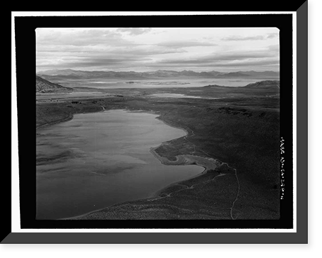 Historic Framed Print, Los Angeles Aqueduct, From Lee Vining Intake (Mammoth Lakes) to Van Norman Reservoir Complex (San Fernando Valley), Los Angeles, Los Angeles County, CA - 11,  17-7/8" x 21-7/8"
