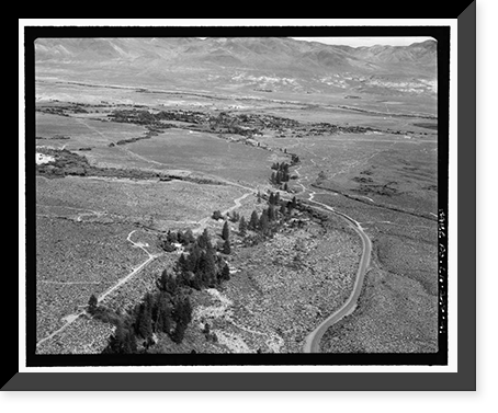 Historic Framed Print, Los Angeles Aqueduct, From Lee Vining Intake (Mammoth Lakes) to Van Norman Reservoir Complex (San Fernando Valley), Los Angeles, Los Angeles County, CA - 41,  17-7/8" x 21-7/8"