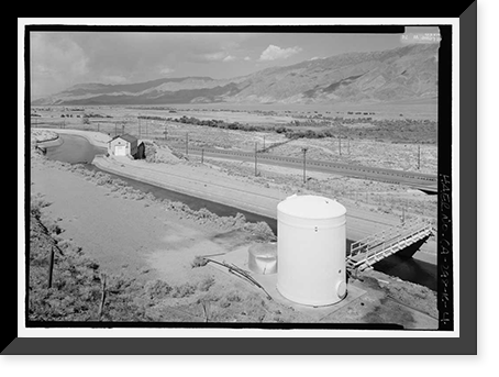 Los Angeles Aqueduct, Alabama Gates, Los Angeles, Los Angeles County, CA - 4, Vintage Wall Art