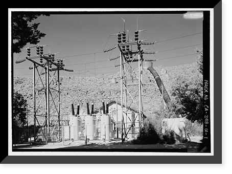 Los Angeles Aqueduct, Haiwee Power Plant, Los Angeles, Los Angeles County, CA, Vintage Poster
