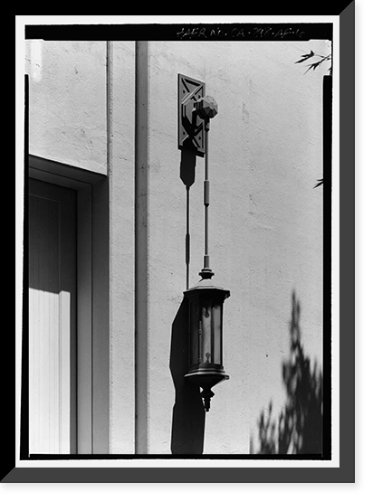 Historic Framed Print, Los Angeles Aqueduct, San Francisquito Power Plant Number 2, Los Angeles, Los Angeles County, CA - 6,  17-7/8" x 21-7/8"