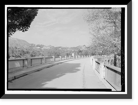 Historic Framed Print, Los Angeles Aqueduct, Mulholland Dam, Los Angeles, Los Angeles County, CA - 2,  17-7/8" x 21-7/8"